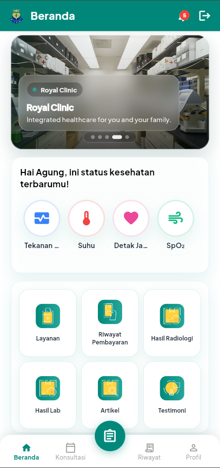 Royal Klinik Beranda